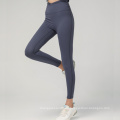 Copa de entrenamiento Damas Yoga Leggings de gimnasio de entrenamiento de cintura alta para mujeres